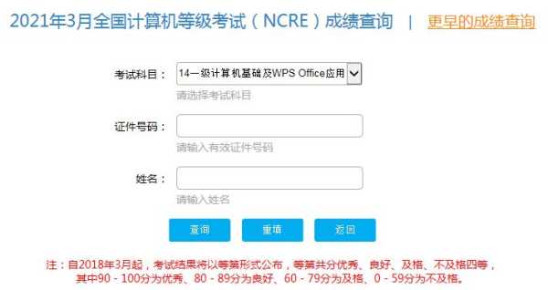 二级成绩查询入口官网？2021年全国计算机二级成绩查询？