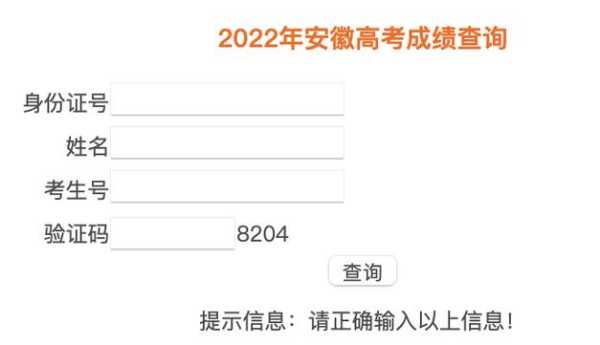 高考成绩查询入口网站2022（高考成绩查询入口网站安徽2023）