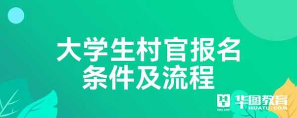 大学生村官怎么报考（大学生村官怎么报考条件）