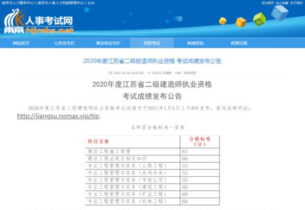 2022年江苏省二级建造师成绩查询 江苏自考成绩查询时间2022？