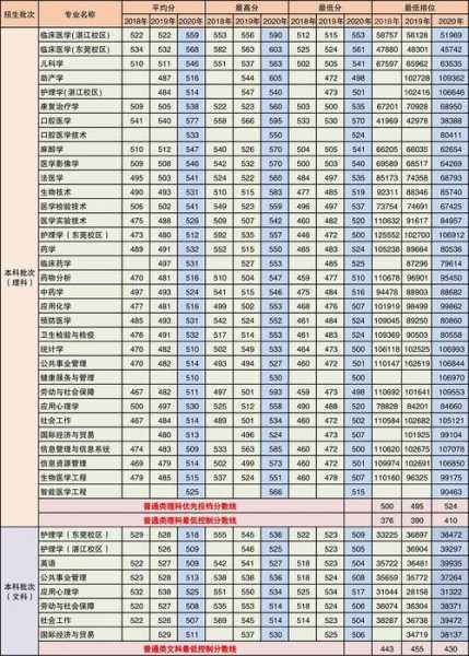 护理广东学校分数线（广州护理学院分数线）