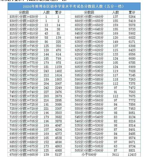 2017蚌埠五中分数线（蚌埠五中2020年中考成绩）
